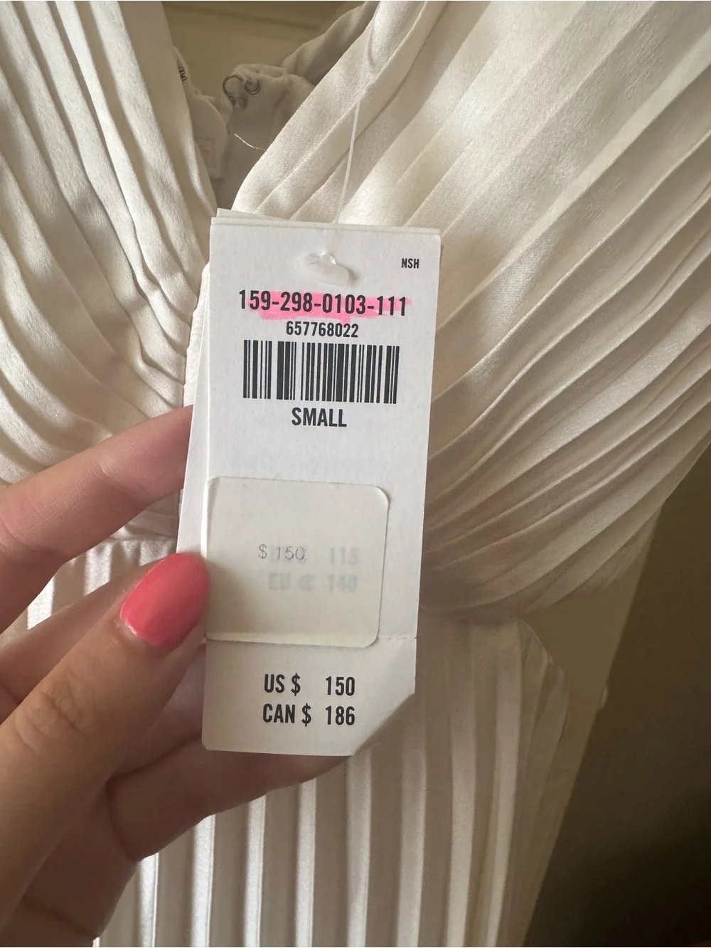 Abercrombie Giselle Pleated Cutout Maxi Dress